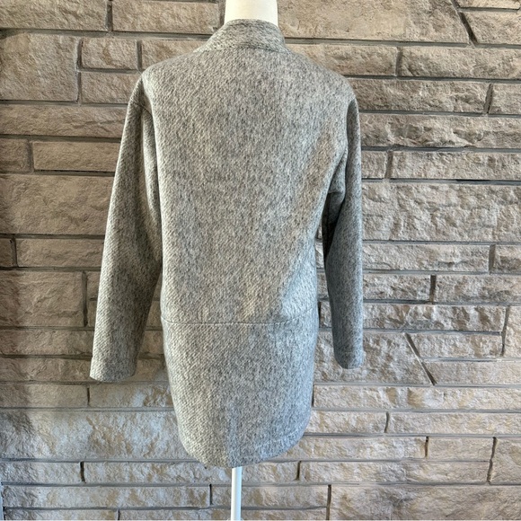 Express gray felt coat - Picture 4 of 8